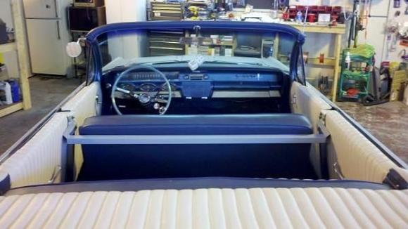 Great interior with custom marine-grade upholstery with original dash and functional electronics.  Not a show winner, but definitely a head turner.  Would make a great driver AS IS, or would make an awesome project!