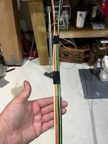 used 14ga wire  trying to match factory colors