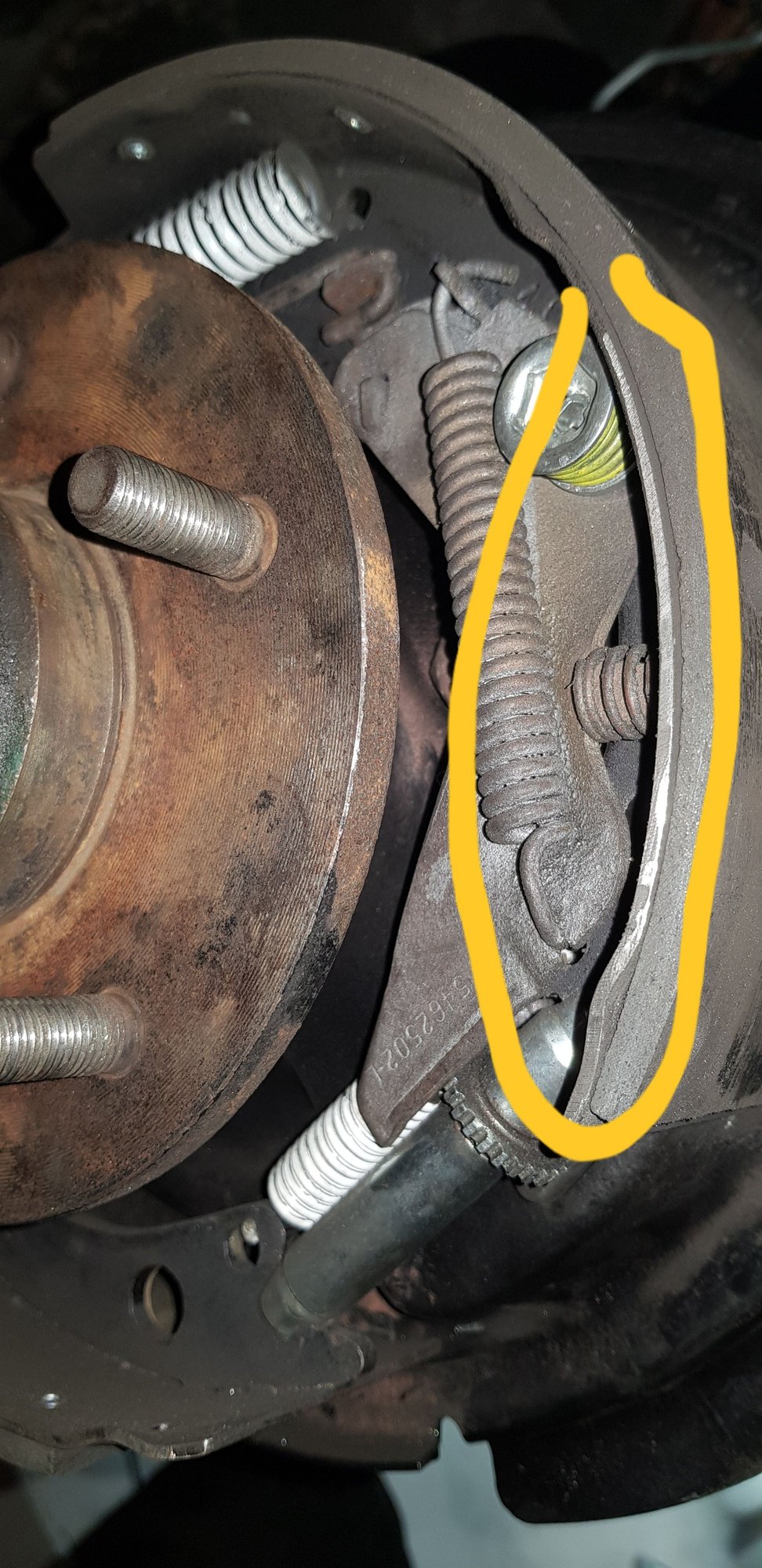 Front Drum brakes grinding noise