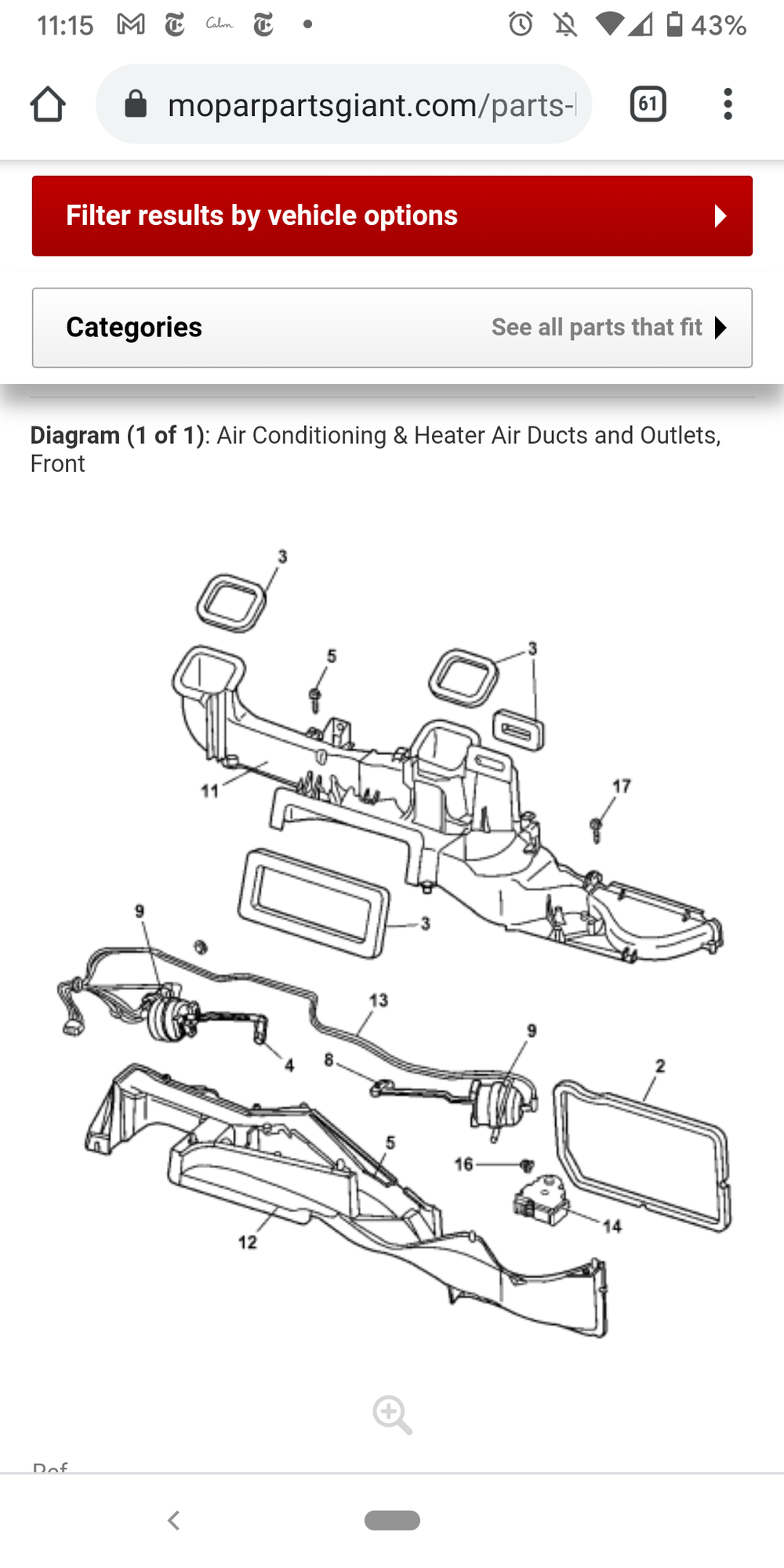 Won't blow through dash vents, just defrost and lower vents Page 3