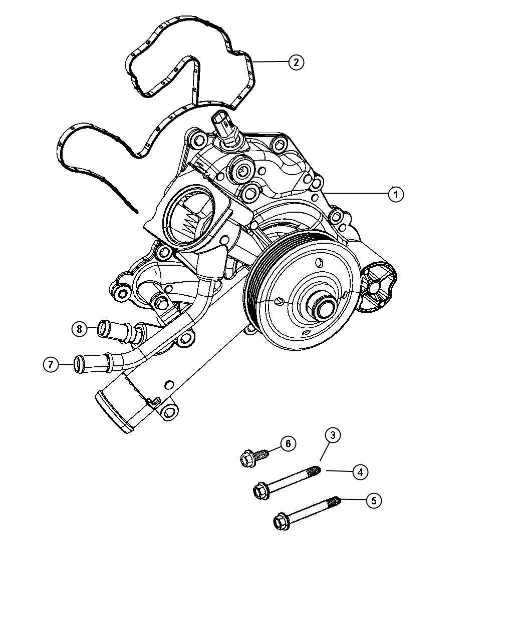 5.7 Hemi Water Pump Diagram