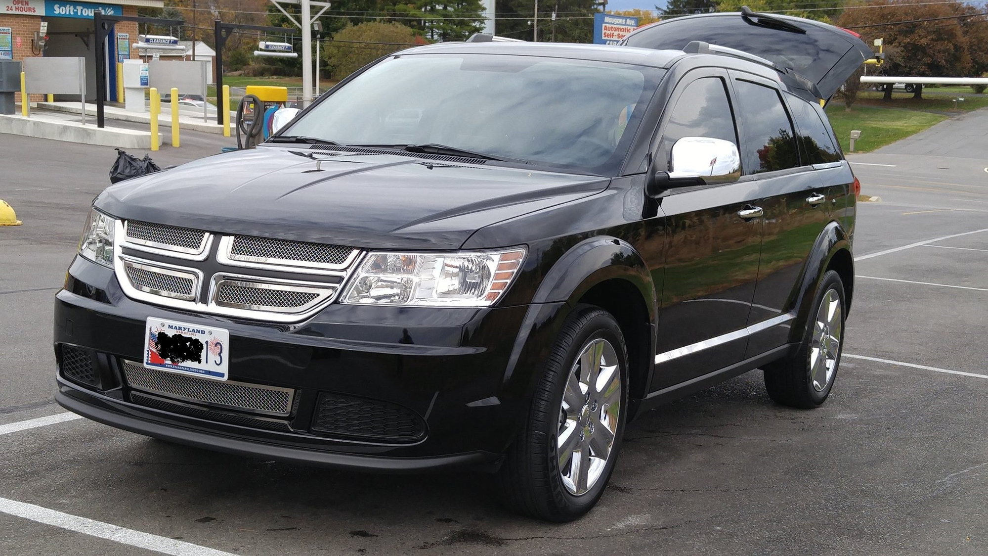 2015 dodge journey black on black