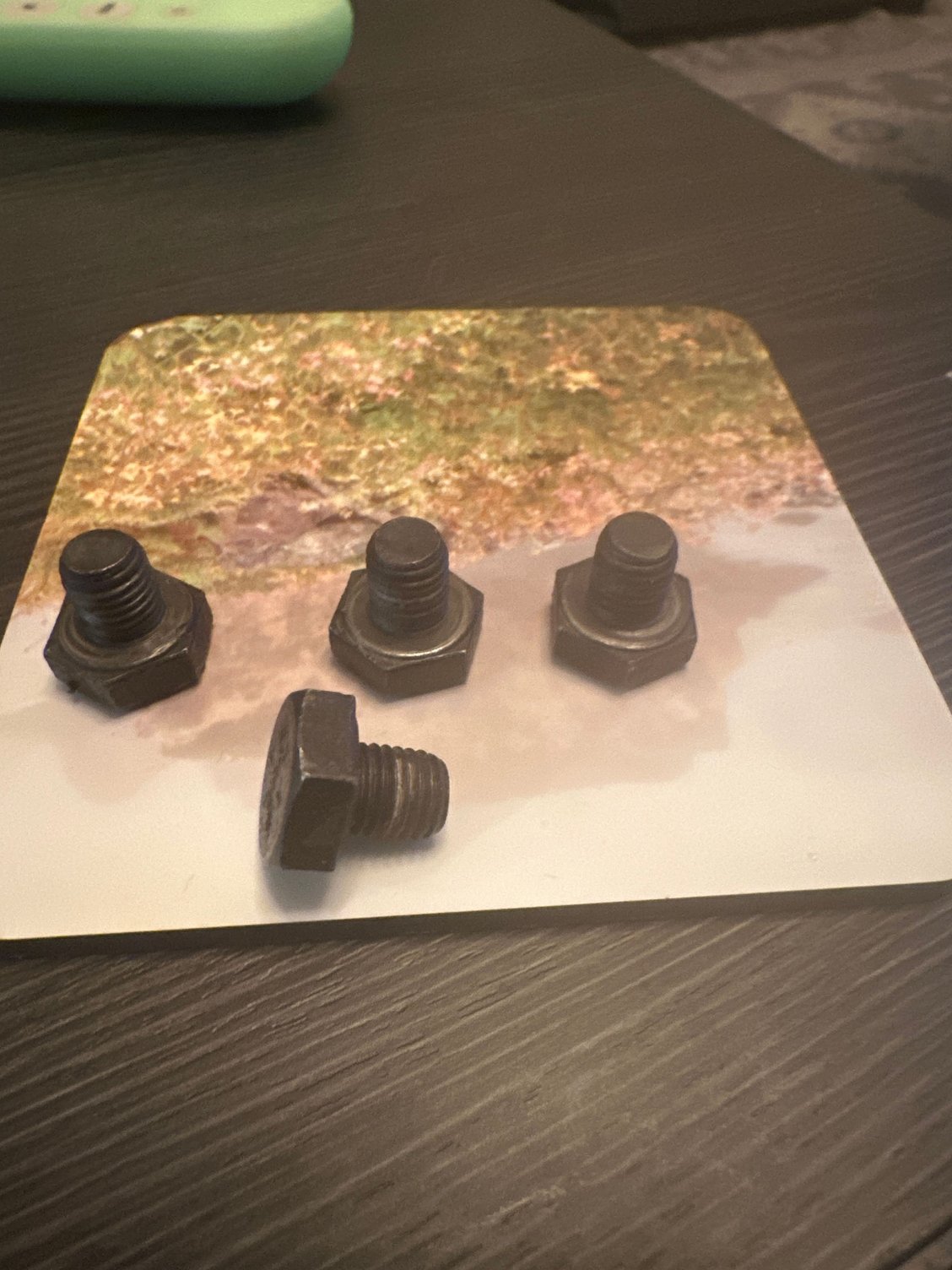 Bolts that connect engine flex plate to transmission 