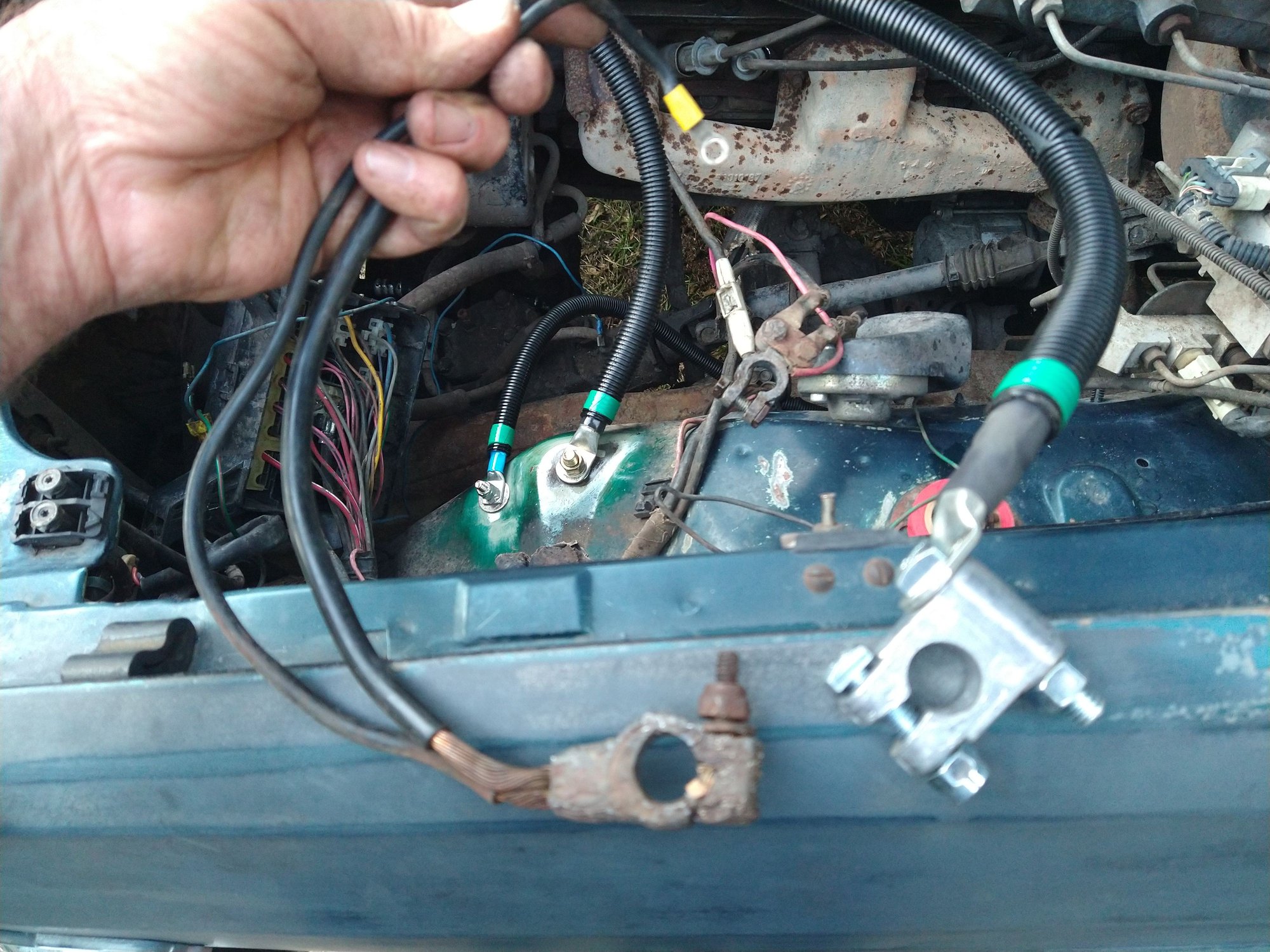 Getting started on big 3 upgrade for grounding.