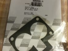 The new gasket he includes when you purchase the honed throttle body.