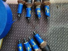 Plugs pulled for inspection and so we can fog the cylinders before test fire