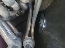 It clears the evaporator with plenty of space, now that I bent that tube down a bit.