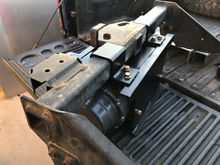Two bolts on the back will tie to frame brace. May want to weld to box, bolt to frame. We'll see.