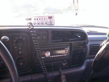CB, radio, and power outlets (I have an inverter installed in the dash)