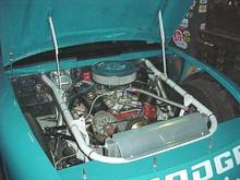 500 HP small block rear wheel drive, Banjo Mathews rear steer Nascar Superspeedway chassis