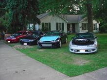 98 Talon, sold to a friend, 96 Avenger X, my 95 Eagle TSi AWD with 98 Talon conversion, my 2000 Avenger ES