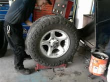 balancing the tires