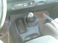 Nv 3500 tranny  shifter will need to be modified so avoid hitting the aftermarket stereo daring hard shifting.