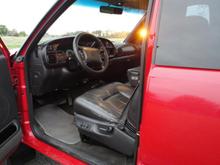 leather seat swap