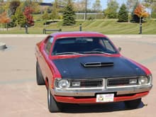 1972 Dodge Demon 340 at the Chrysler Museum