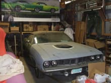 71 Barracuda 340,I got this car in 1982, for 650'oo,This lady around the corner had it,I have trade in papers and invoice sticker.It still has the cassette player with microphone,all stock.I do get this out and drive