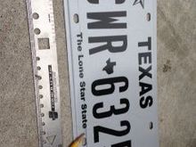 DIY alternate license plate install
