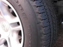 Brand new model tire from BFGoodrich.  LongTrail Touring T/A's.  Really great tire for comfort, low noise and overall handling on most type of surfaces.