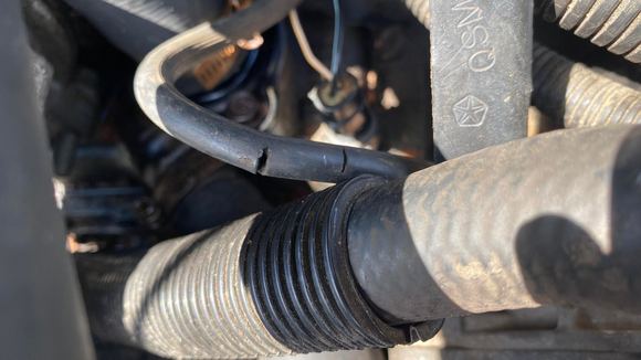Cracked Vacuum Line