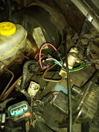 Could not get my ABS system to wire up to the harness these two plugs I cannot find in the wires coming out of this ABS system I do not know where they go could this have anything to do with the transmission not shifting. OBD2 code is torque converter clutch solenoid electrical
