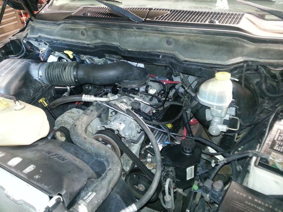 All done and buttoned back up.