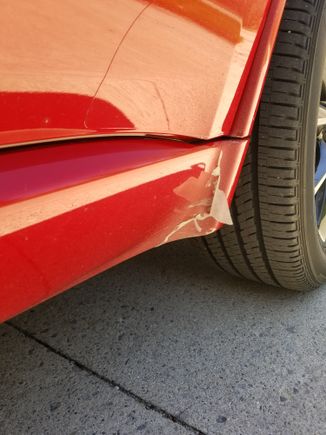 Is anyone having trouble with the 3M tape peeling off? This repair has been declined by the warranty dept 3x. Basiclaly blaming my for driving errors..ie driving on gravel or hitting a curb. This had less than 11k miles when it started to peel off and Chrysler is really jerking me around. 