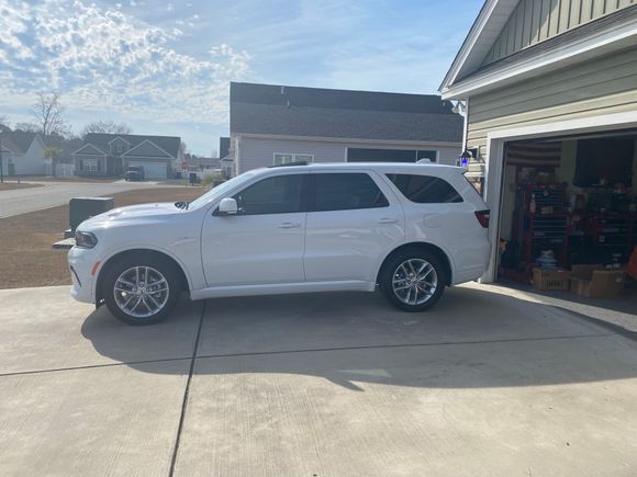 1 week old RT Plus.   Only mod so far are tinted windows.  Just ordered Weathertech mud flaps from a vendor on this site.   