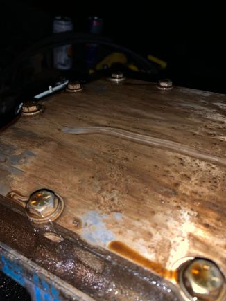 1/4” aluminum plenum plate from Hughes. Looks like some sparkly shit in there. 