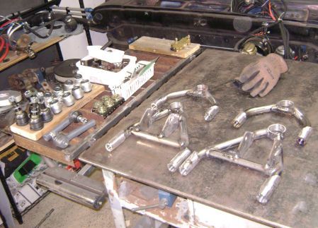 Control arms all ready for final clean-up and paint. 