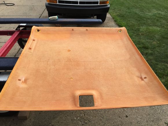 Did some work on the headliner today