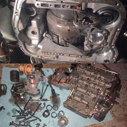 Vavle body removed and empty case