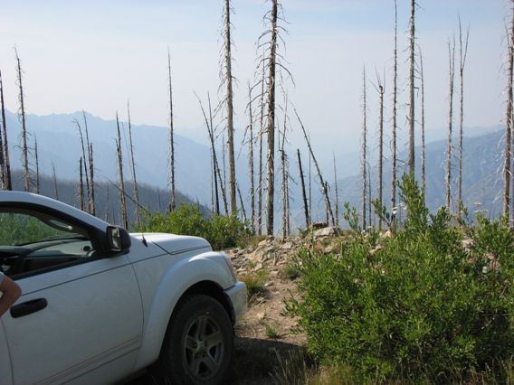 high above Lake Chelan WA