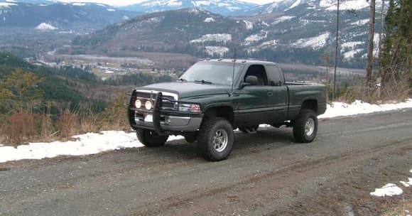 a few months after i got the truck... up in the hills
