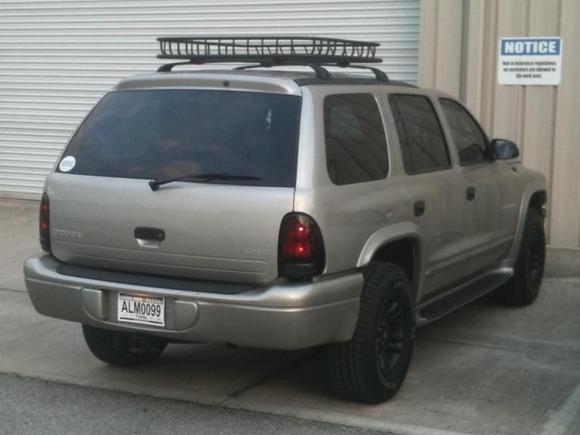 Tinted Tail Lights with lights on