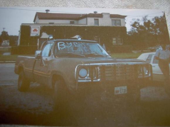78 dodge power wagon i had when we  got married