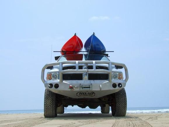 With Road Armor Bumpers installed, Ocracoke Island, North Carolina.