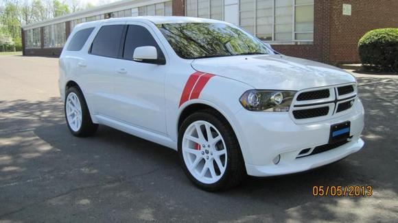Fender stripes from:
http://www.ebay.com/itm/2011-2013-Dodge-Durango-Stripes-Decals-HOOD-FENDER-Stickers-Vinyl-Graphics