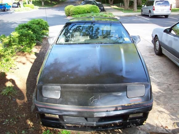 The red hood is black now! Started doing some of the minor body work. No rust and some door dings.