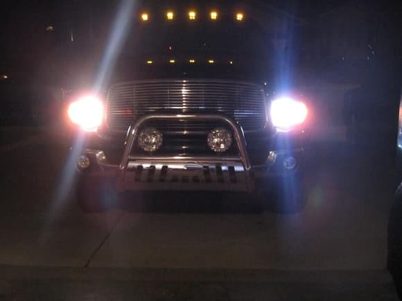 Testing out different headlights