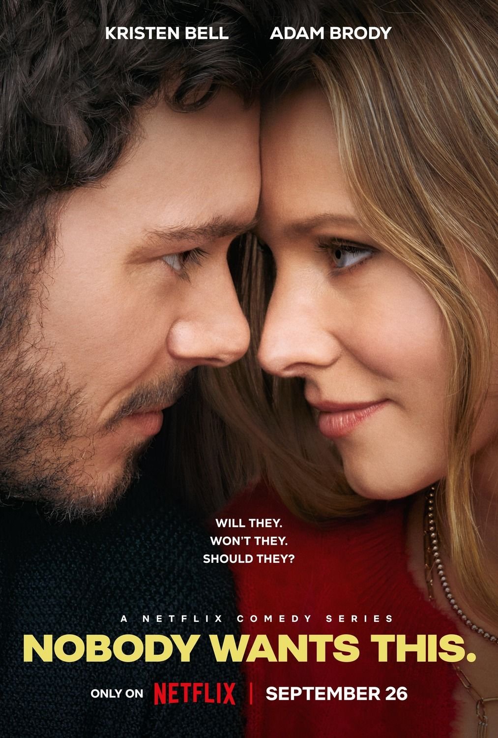 Nobody Wants This S Kristen Bell, Adam Brody premieres 9