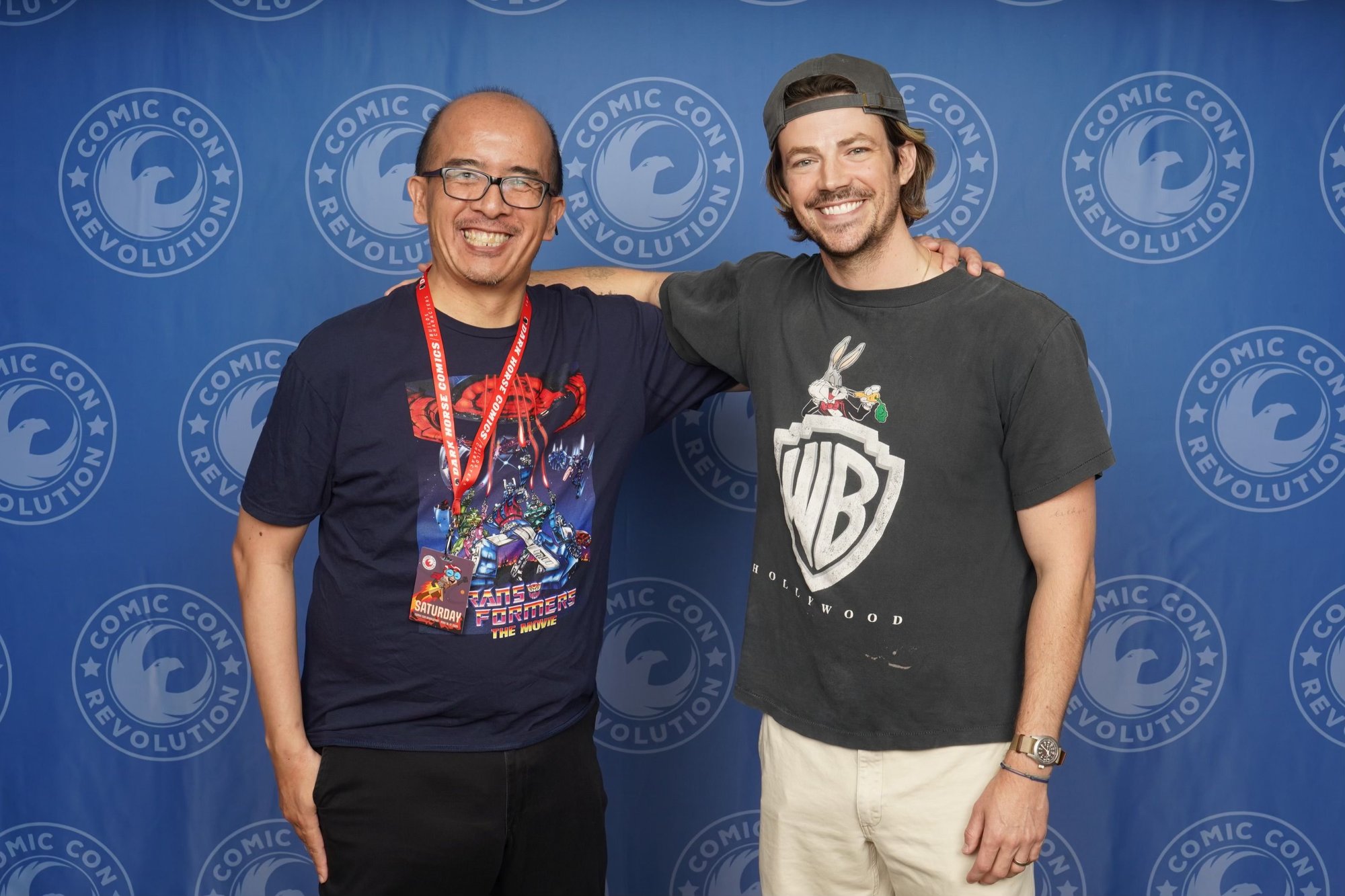 Me and Grant Gustin 