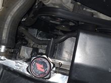 fresh coolant on the undershroud 