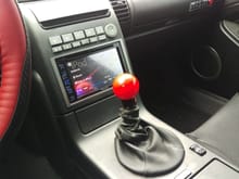 This shifter was installed in 5 minutes, just push down to shift from park to reverse or drive. Manual mode works the same.