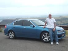 me and my car at lookout mountain golden co