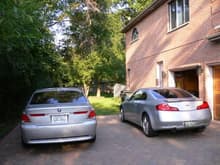 Dads 760LI and my G back when i got it in 07
