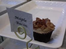 Bacon cupcake