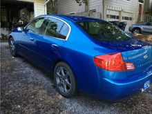 My G35 when I bought it, sweet deal, awesome ride! Only 27,360 miles on it when I bought it a couple years ago.