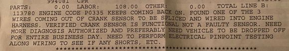 Well this is what Nissan told me..