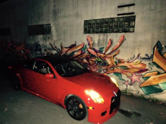 infiniti g35 , red , gtr body kit                        #g35#redcar#monbb#bodykit#gtrstyle#34#infiniti#car#passion#flash#sun#love2ride