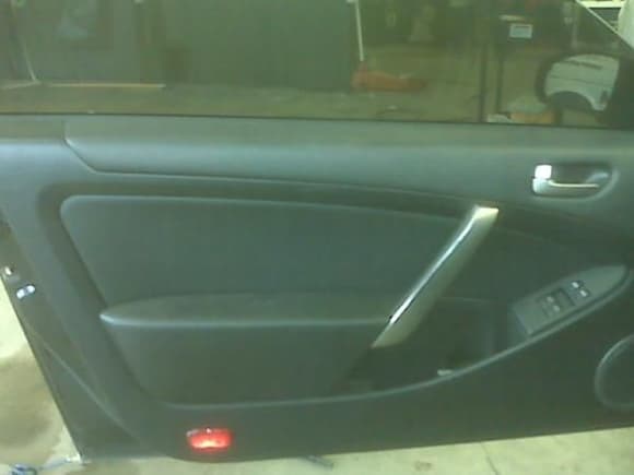 Put Black Suede on door panels and in back seat side panels